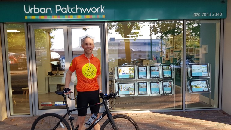 Cycling 100 miles for 999 Club