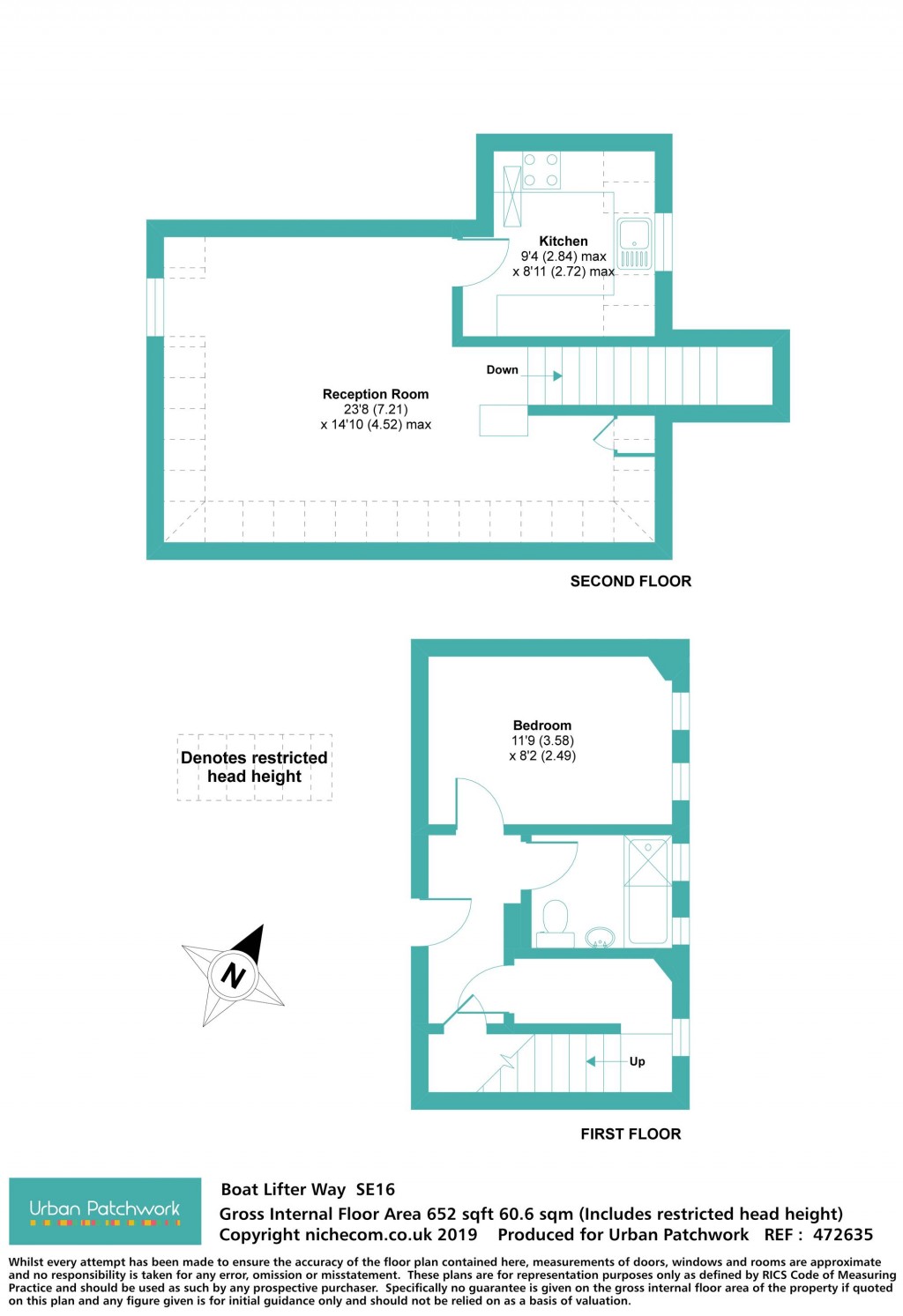 Floorplans For Boat Lifter Way, London