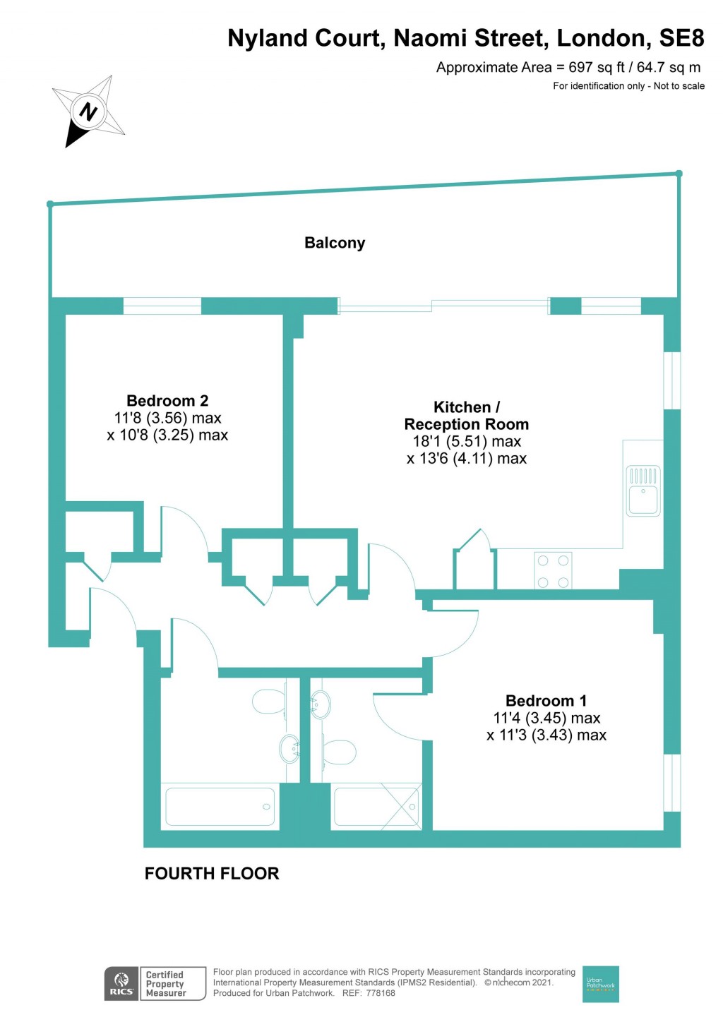 Floorplans For Naomi Street, London