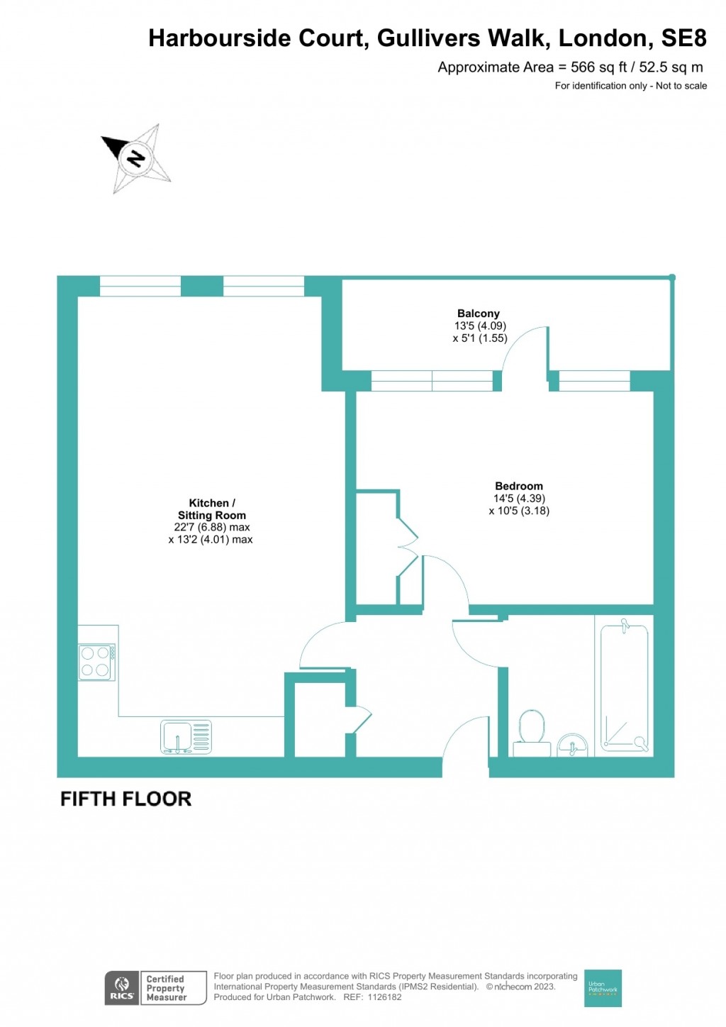 Floorplans For Gullivers Walk, London