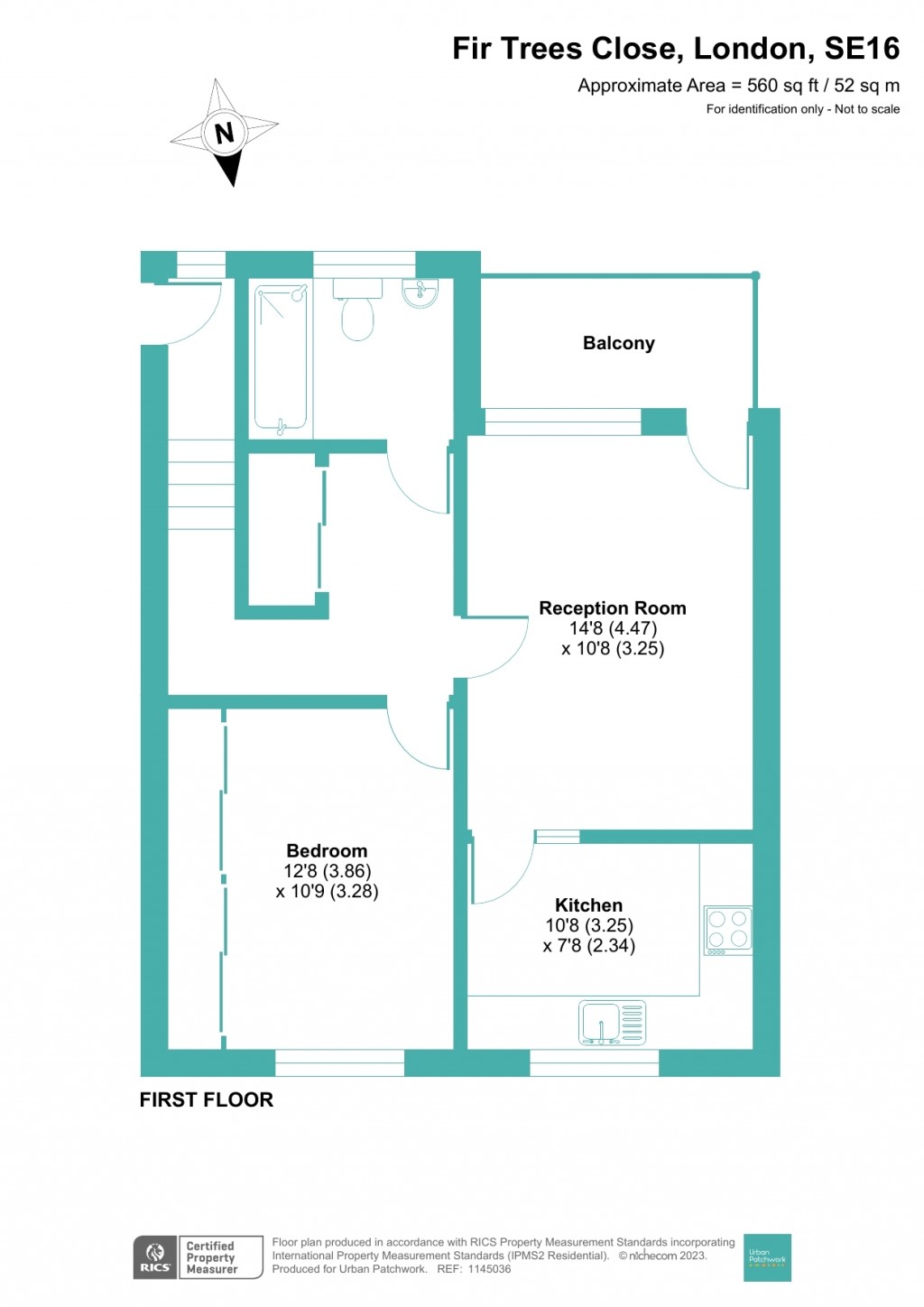 Floorplans For Fir Trees Close, London, Southwark