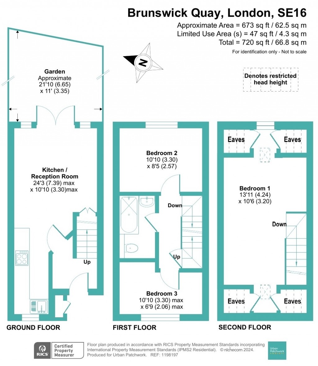 Floorplans For Brunswick Quay, London